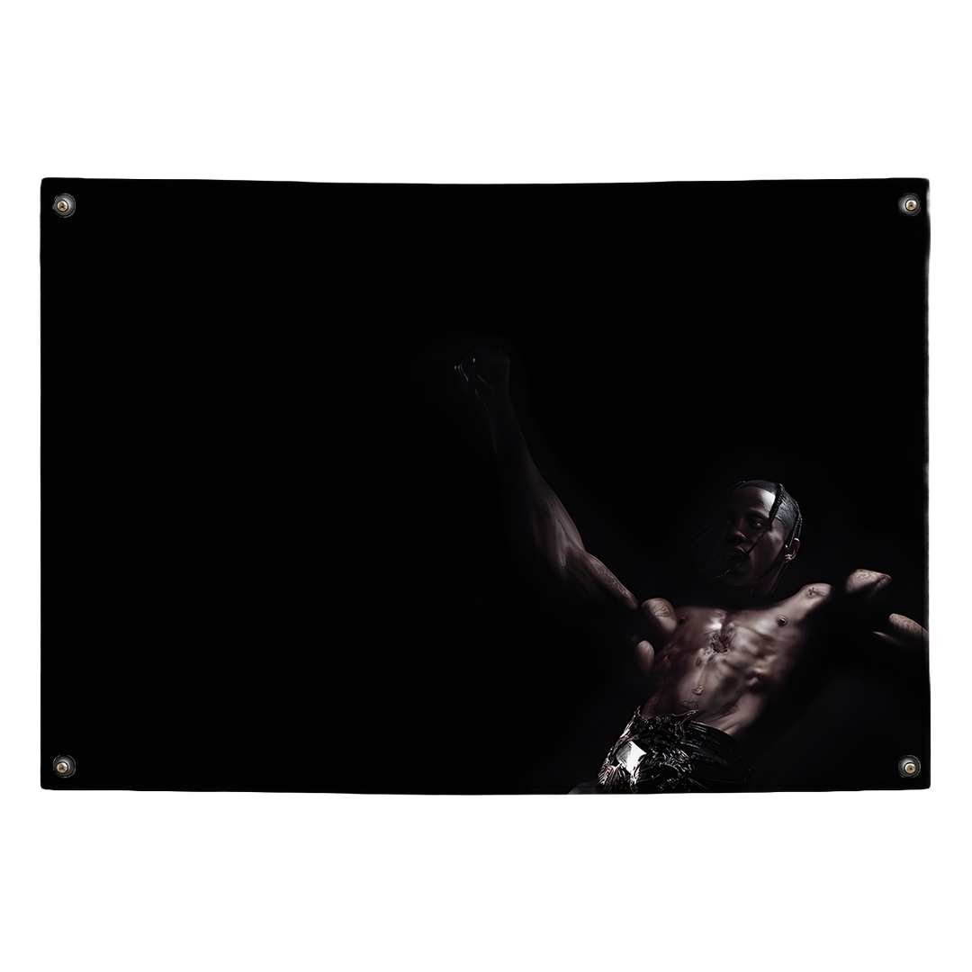 Utopia Travis Scott Tapestry Flag | Pink Matter