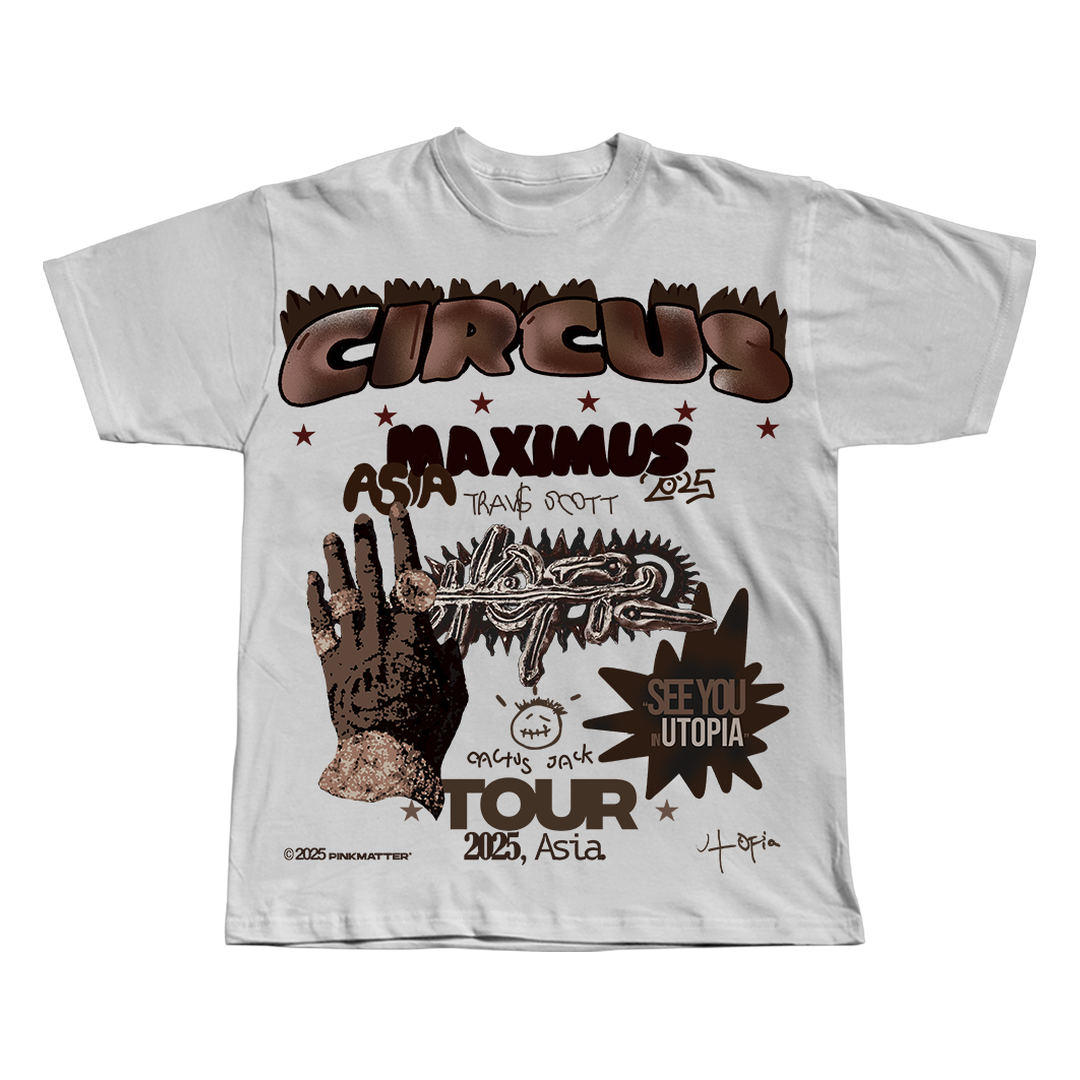 Circus Maximus Travis Scott Oversized T-Shirt | Pink Matter