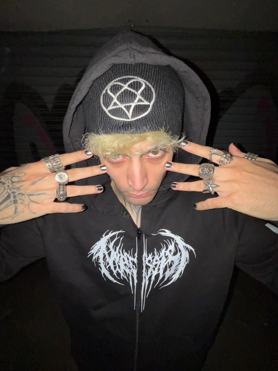 NARCISSIST ZIP-UP HOODIE