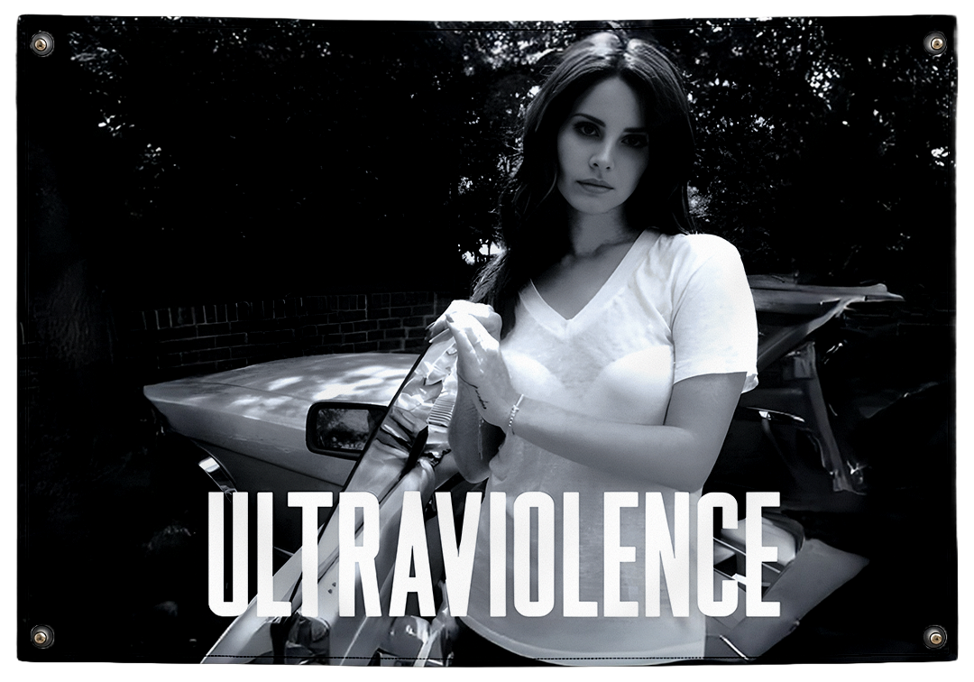 Ultraviolence - Lana Del Rey Flag