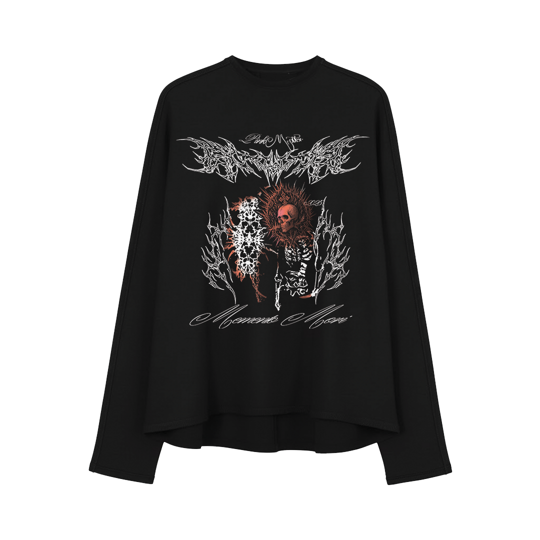 Memento Mori full sleeve tee