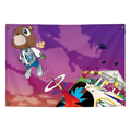Graduation Kanye West tapestry wall flag by Pink Matter