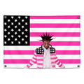 Pink Tape Lil Uzi Vert tapestry wall flag by Pink Matter