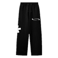 Opium baggy pants black streetwear by Pink Matter