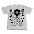 Opium Playboi Carti black oversized streetwear tee front view by Pink Matter