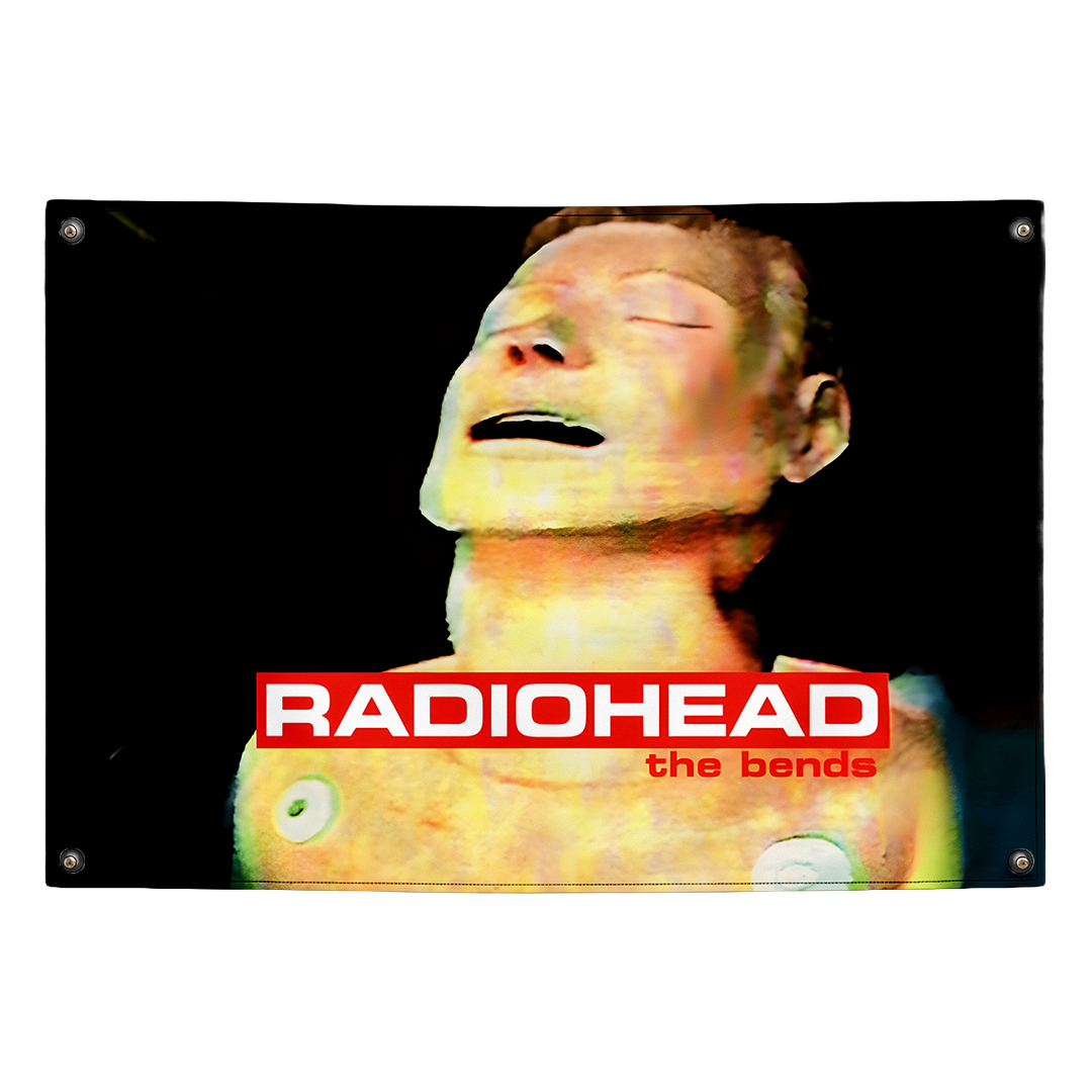 Radiohead tapestry wall flag by Pink Matter