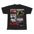 Kendrick Lamar black oversized streetwear tee back view by Pink Matter