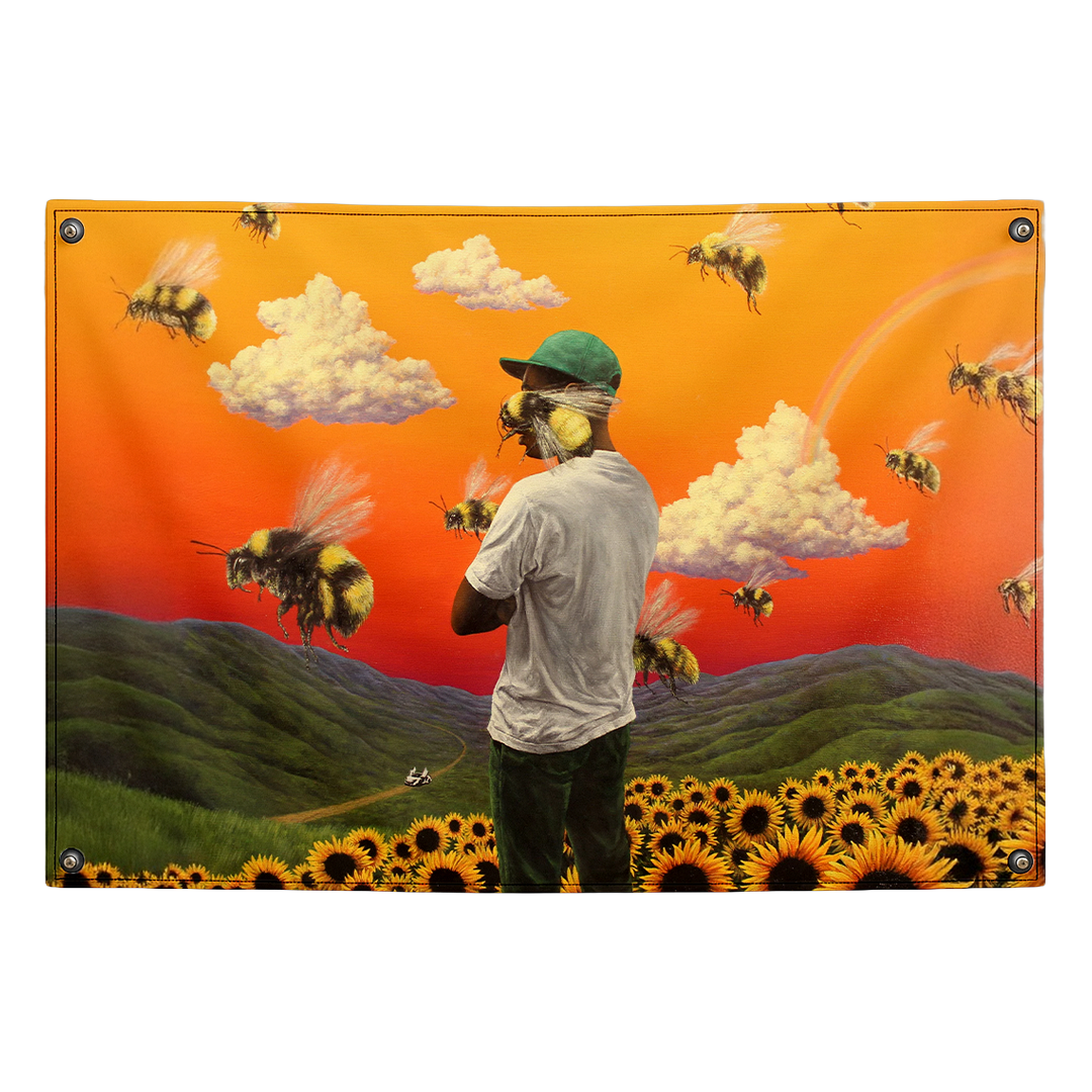 Flower Boy Tyler The Creator tapestry wall flag by Pink Matter
