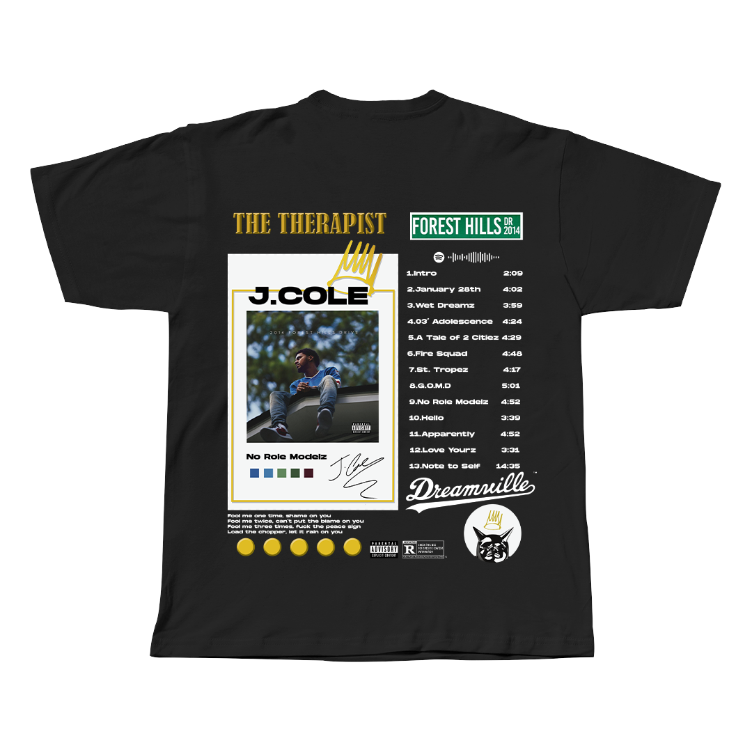J COLE TEE back