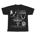 A Great Chaos Ken Carson black oversized streetwear tee back view by Pink Matter