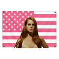 Lana Del Rey American tapestry wall flag by Pink Matter