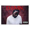 DAMN Kendrick Lamar tapestry wall flag by Pink Matter