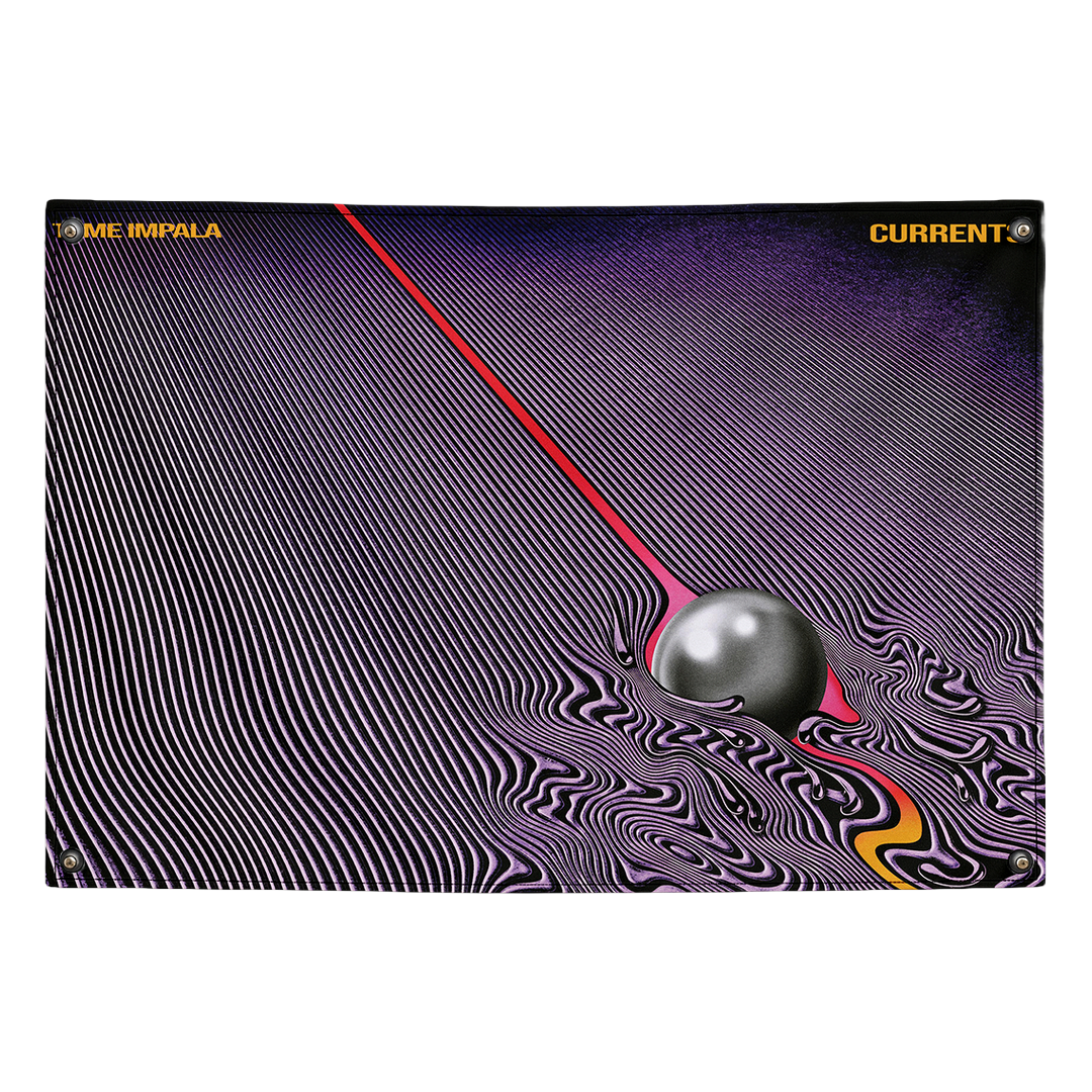 Currents Tame Impala tapestry wall flag by Pink Matter