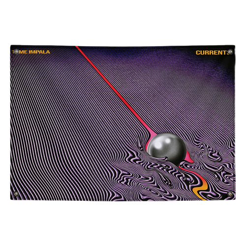 Currents Tame Impala tapestry wall flag by Pink Matter