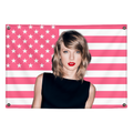 Taylor Swift tapestry wall flag by Pink Matter