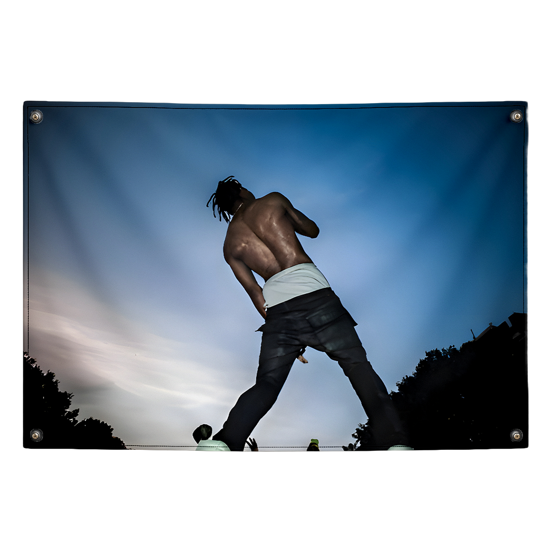 Days Before Rodeo Travis Scott tapestry wall flag by Pink Matter