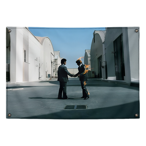 Wish You Were Here Pink Floyd tapestry wall flag by Pink Matter