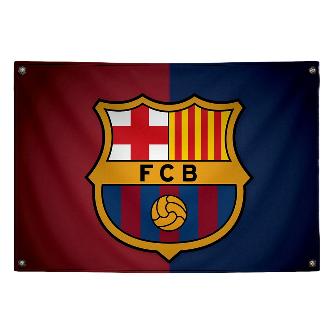 FC Barcelona tapestry wall flag by Pink Matter