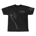 War Axe black oversized streetwear tee by Pink Matter