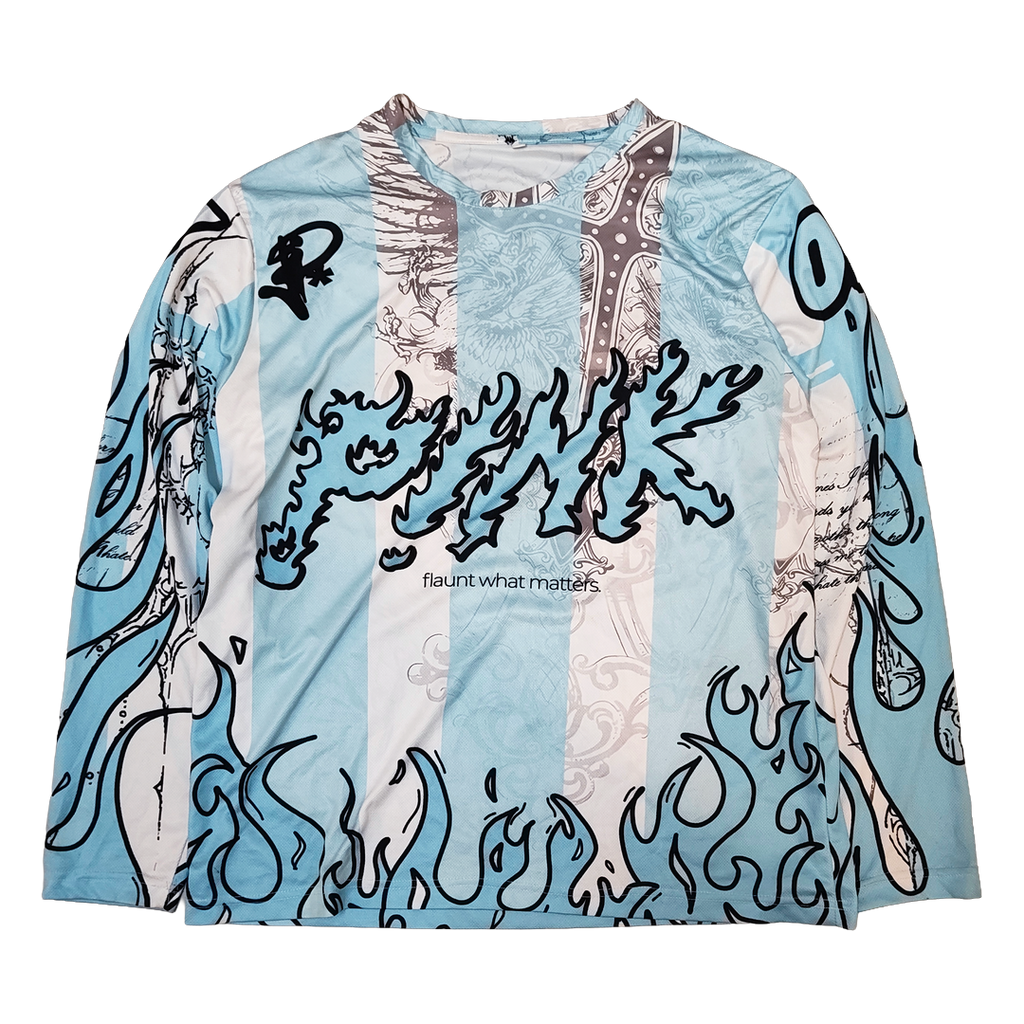 Aqua Flame Jersey