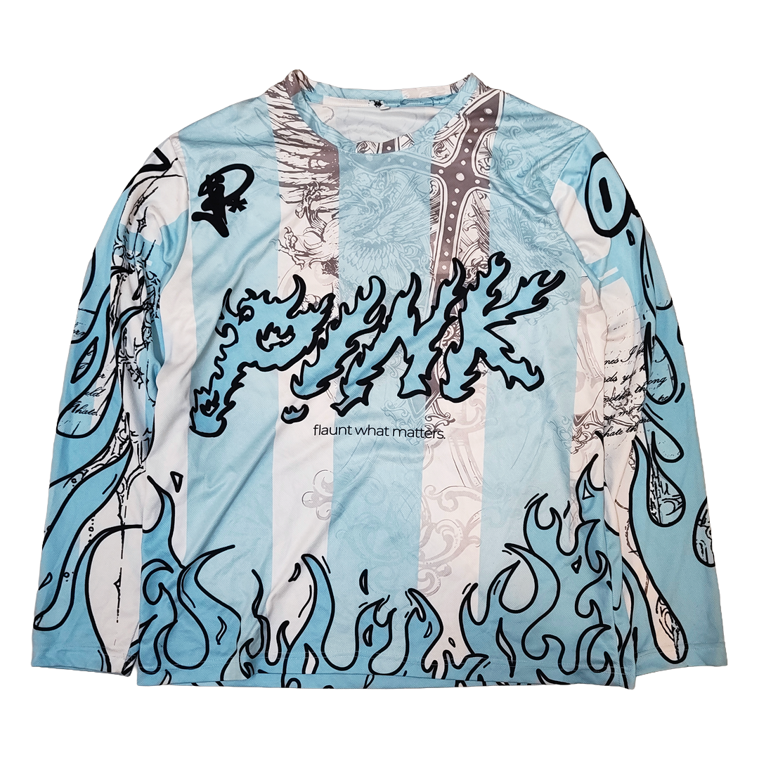 Aqua Flame Jersey