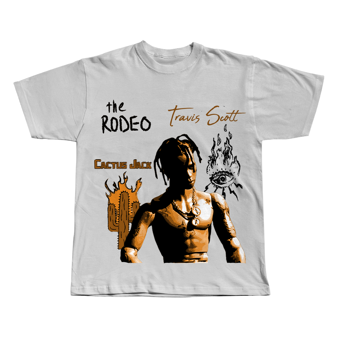 Rodeo Travis Scott Oversized T-Shirt | Pink Matter