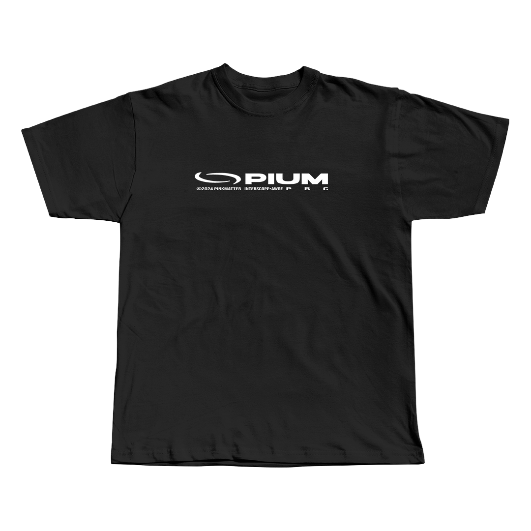 Opium Playboi Carti black oversized streetwear tee detail by Pink Matter