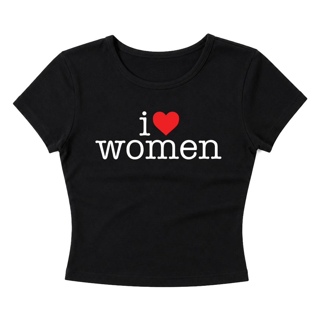 I Love Women Baby Tee