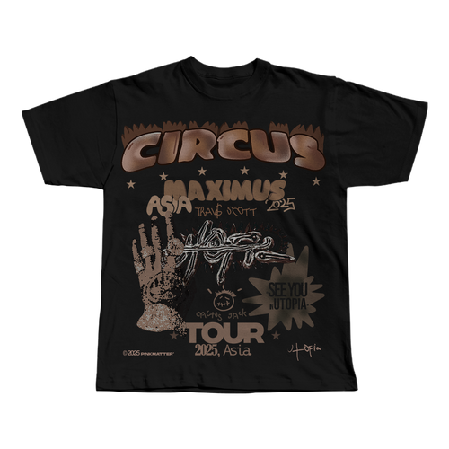 Circus Maximus Travis Scott Oversized T-Shirt | Pink Matter