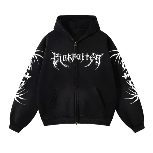 GLYPHMATTER ZIP-UP HOODIE