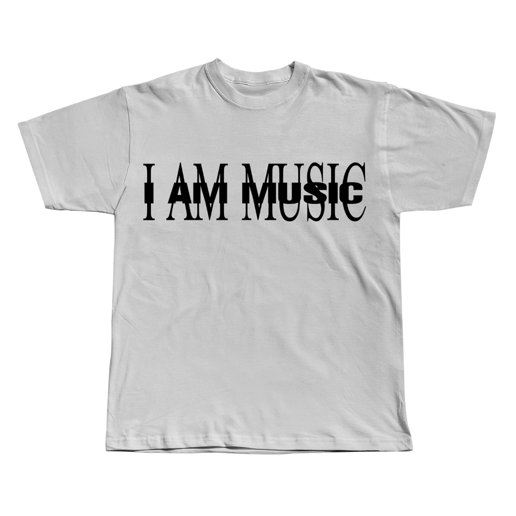 I AM MUSIC TEE White