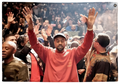 Kanye West tapestry wall flag by Pink Matter