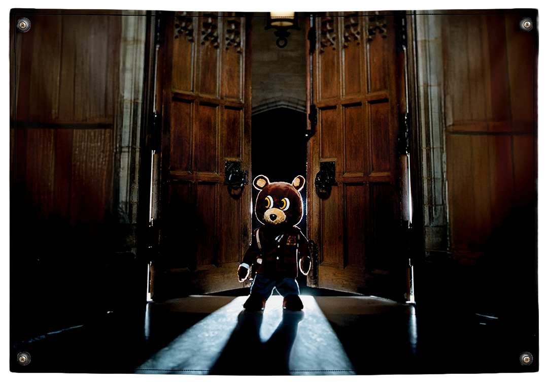 Late Registration (Kanye West) Flag - Pink Matter