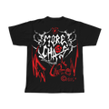 More Chaos Ken Carson black oversized streetwear tee back view by Pink Matter