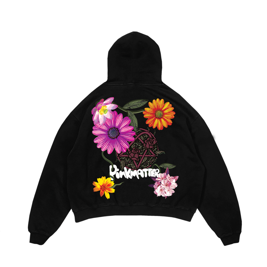 PINKMATTER FLOWER HOODIE - Pink Matter