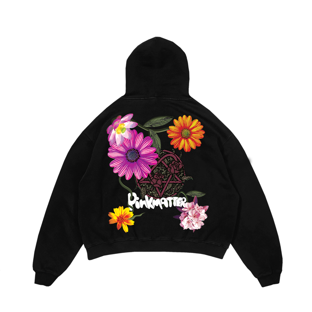 PINKMATTER FLOWER HOODIE - Pink Matter