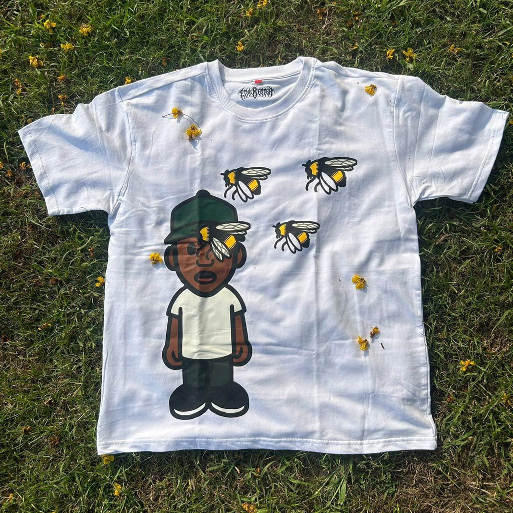 Flower Boy Tyler The Creator oversized tee model wear by Pink Matter