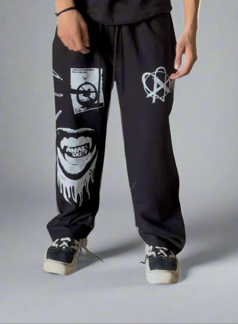 ANARCHIST BAGGY PANTS - Pink Matter