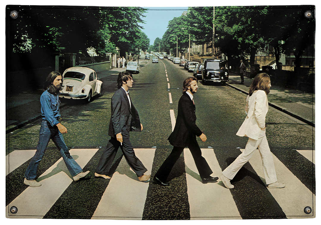 Abbey Road Flag - Pink Matter