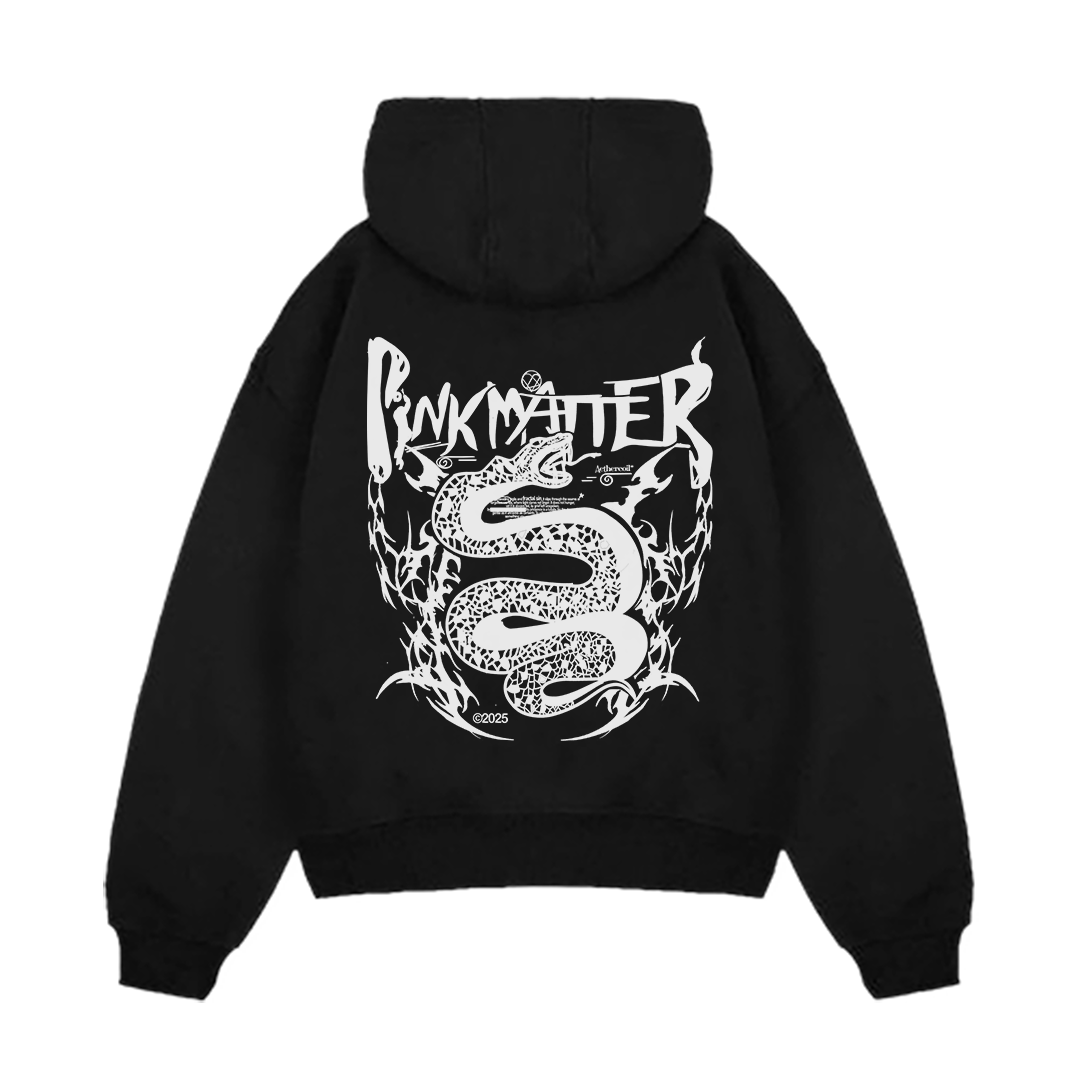 AETHERCOIL ZIP-UP HOODIE - Pink Matter