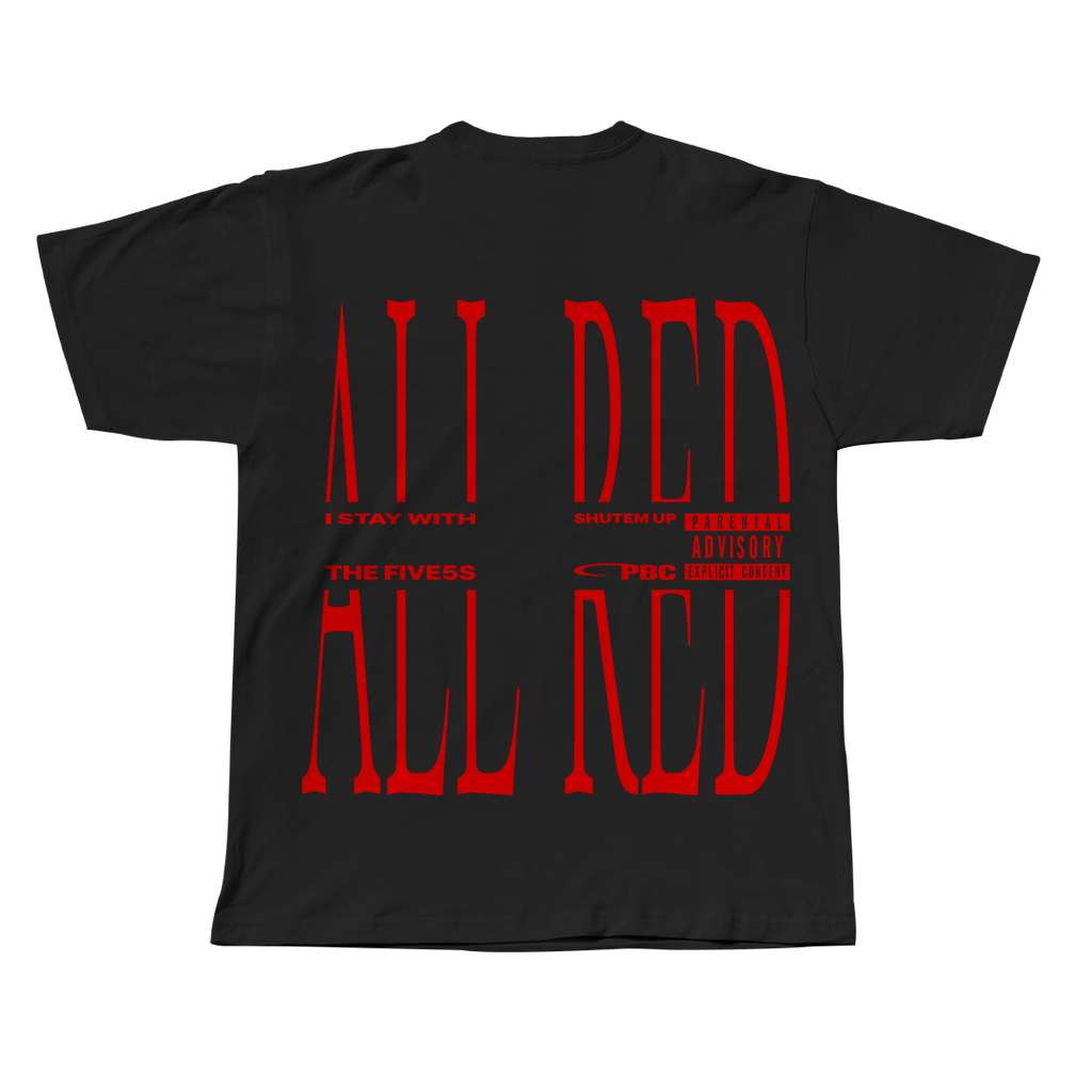 All Red Playboi Carti Oversized T-Shirt | Pink Matter All Red Playboi Carti Oversized T-Shirt | Pink Matter