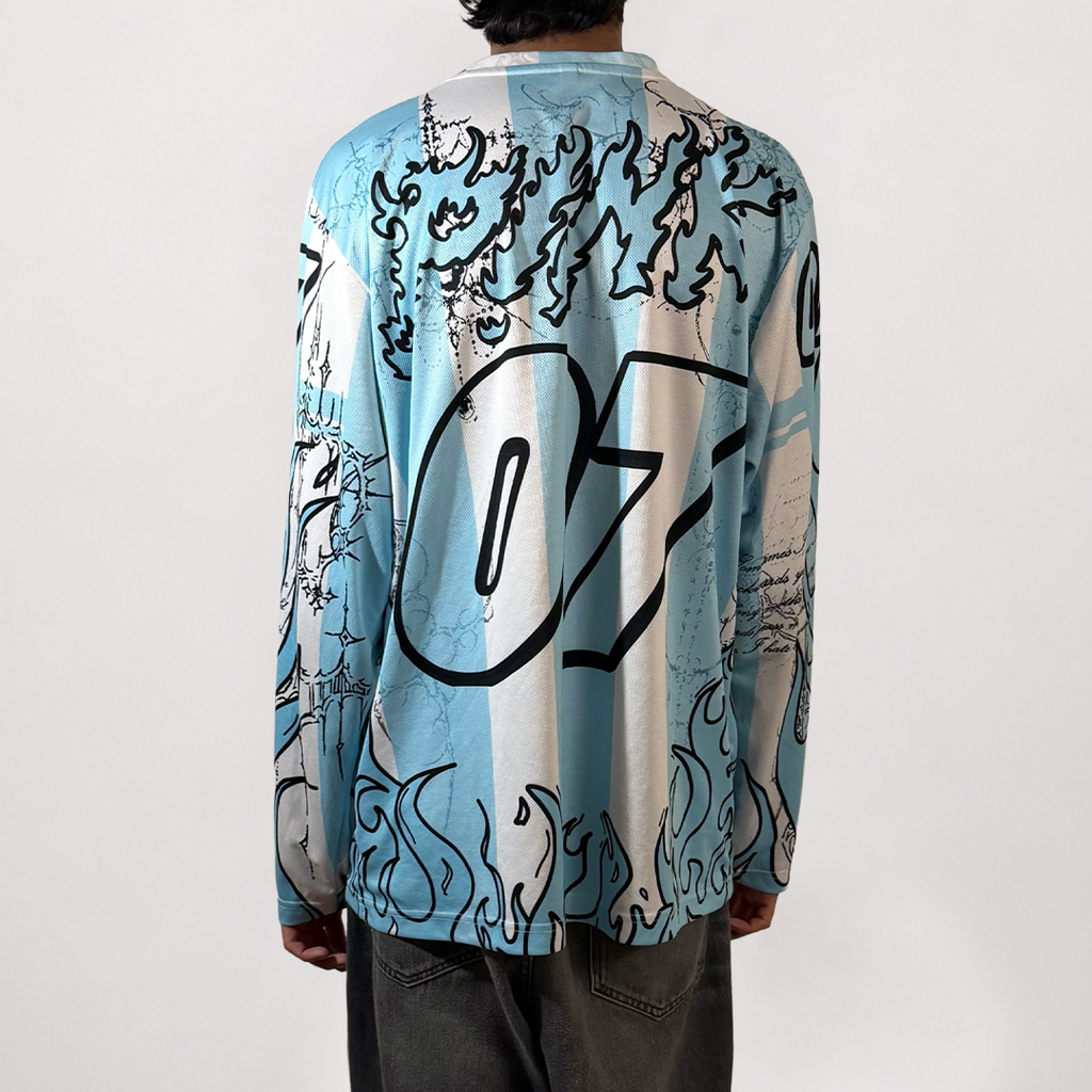 Aqua Flame Jersey