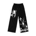 Arachnid baggy pants black streetwear by Pink Matter
