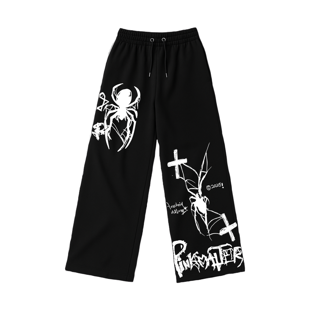 ARACHNID BAGGY PANTS - Pink Matter