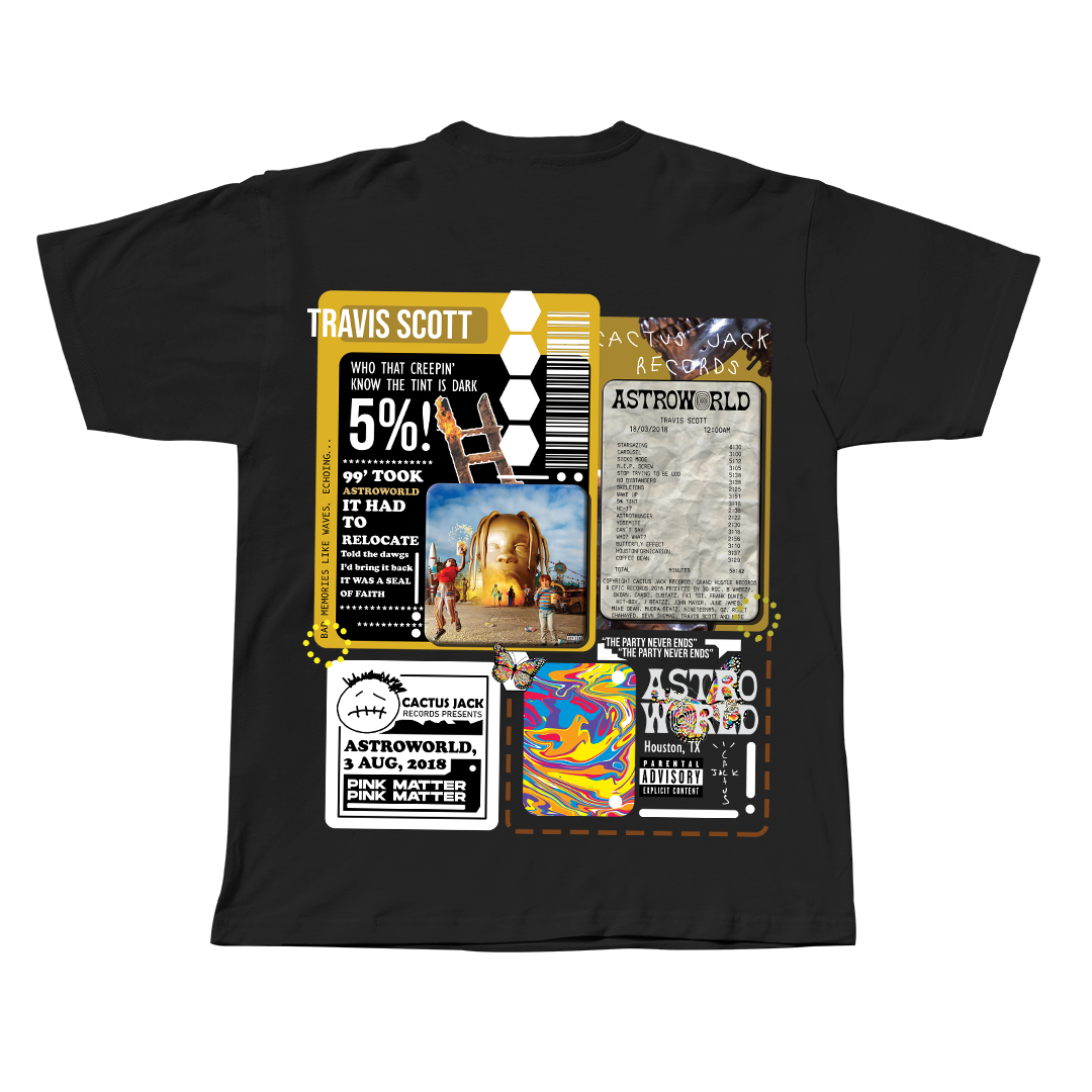 ASTROWORLD TEE - Pink Matter