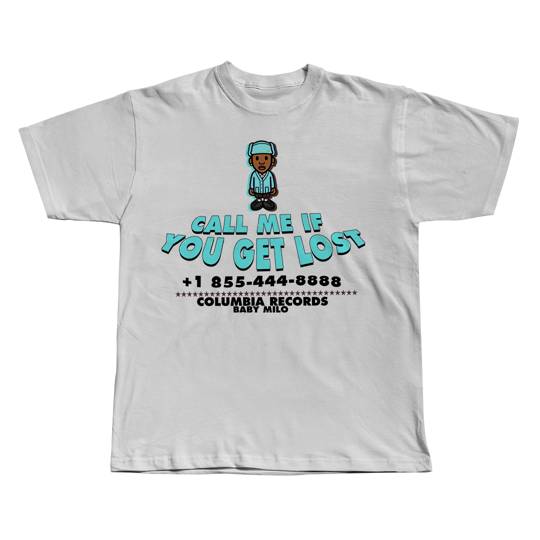 CMIYGL Tyler The Creator black oversized streetwear tee front view by Pink Matter