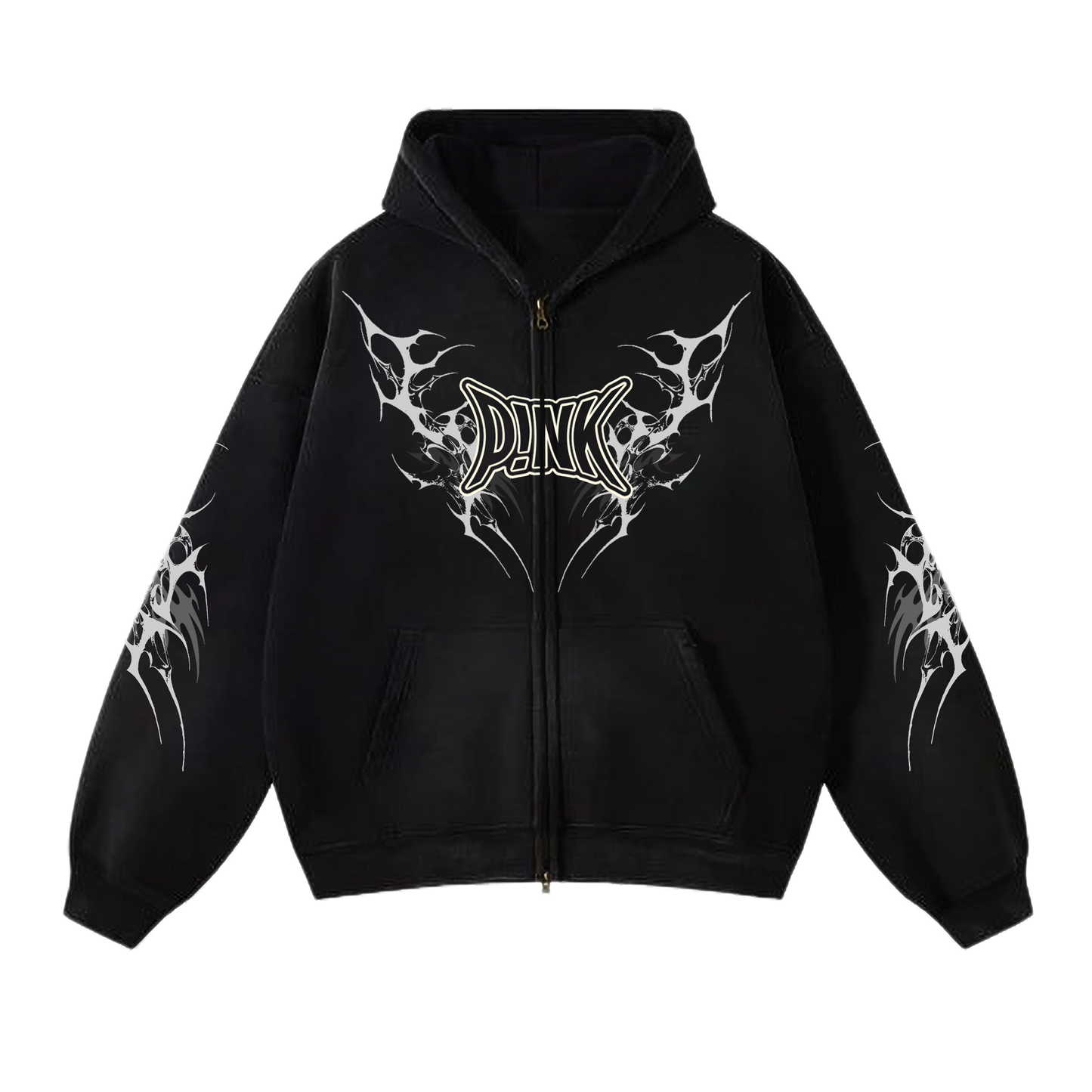 PINK SIGIL ZIP-UP HOODIE