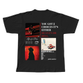 Don Toliver black oversized streetwear tee back view by Pink Matter