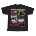 Kendrick Lamar black oversized streetwear tee back view by Pink Matter