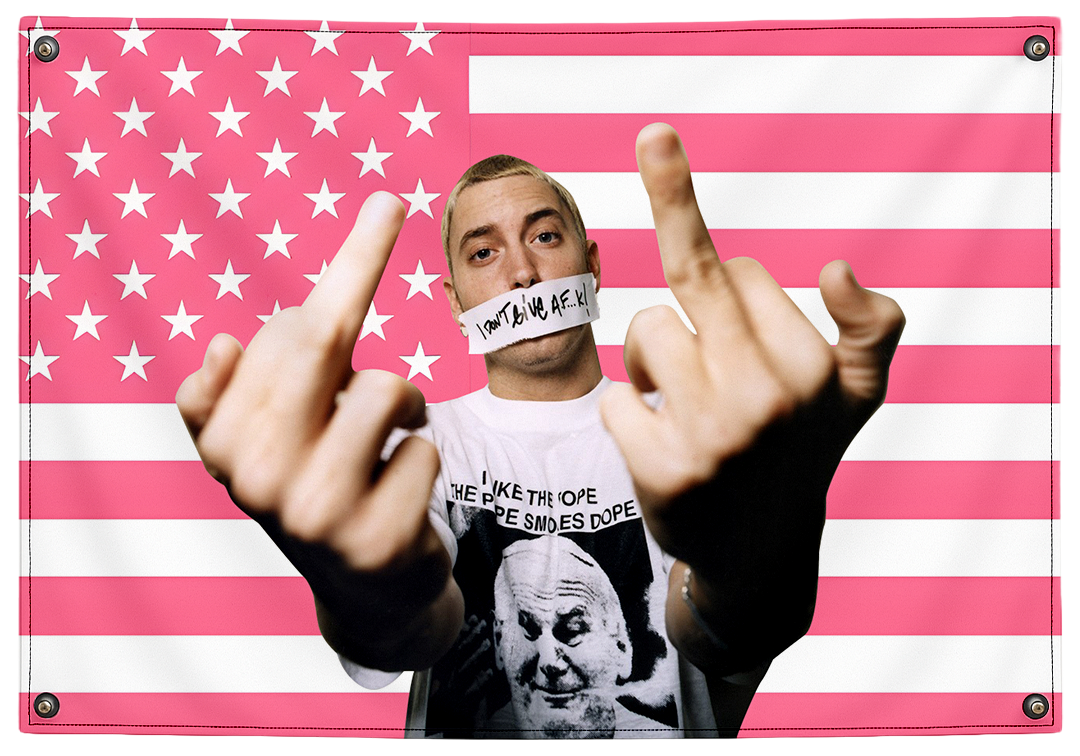 Eminem American Flag - Pink Matter